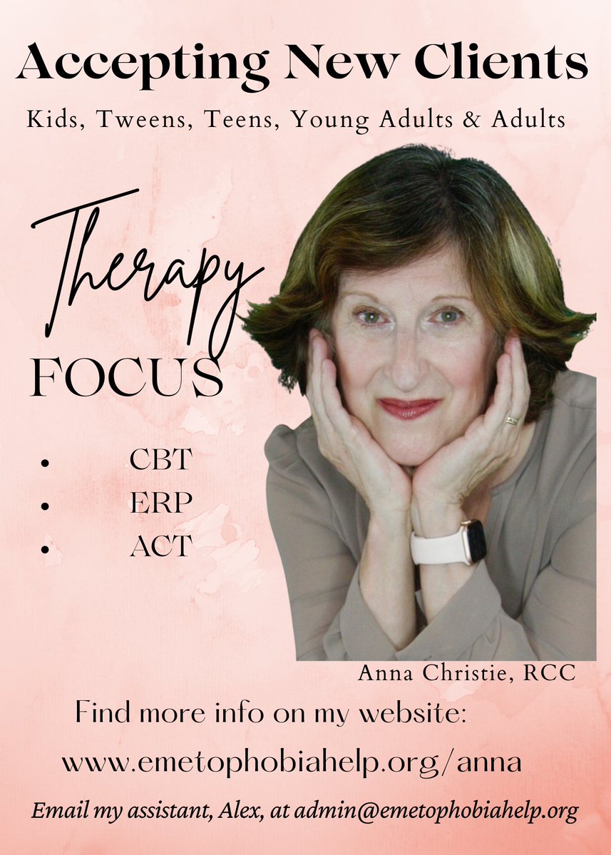 I am now accepting new clients. Please go to link.content360.io/anna.  After reading, my assistant, Alex, can help you get started: admin@emetophobiahelp.org