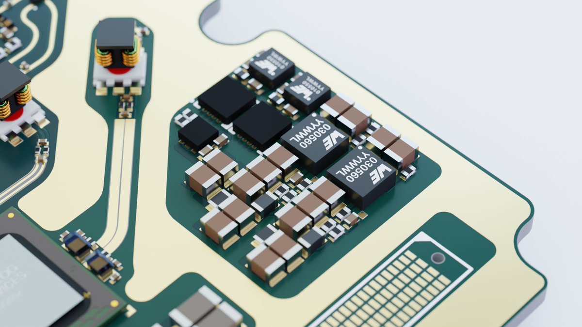 QVHenkel's tweet image. The SDR AFE board is a power module paradise😄The small formfactor is nice and thermal management will be easy in this case
