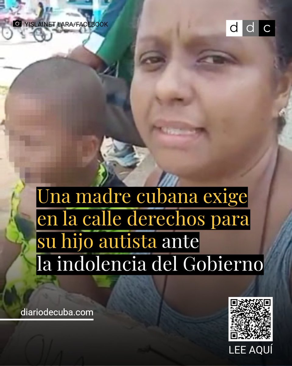 diariodecuba's tweet image. #SOSCuba: La madre Yislainet Lara exige el derecho de su hijo autista a asistir a una escuela, tras enviar una advertencia a la Presidencia que compartió con #DiarioDeCuba.

LEE MÁS en #DiarioDeCuba: diariodecuba.com/derechos-human…