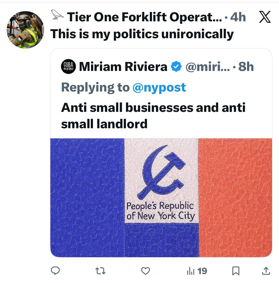 jimfornyc's tweet image. Now I get it!  Content and engagement?  Dismal!

@ZohranKMamdani - is this “on brand”?