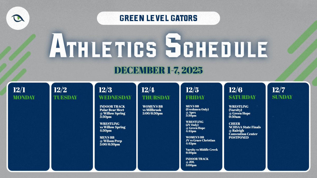 𝙂𝙧𝙚𝙚𝙣 𝙇𝙚𝙫𝙚𝙡 𝘼𝙩𝙝𝙡𝙚𝙩𝙞𝙘𝙨 🐊 tweet media