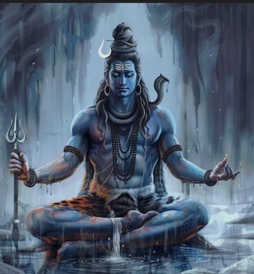 "कालभैरवाकारं शूलहस्तं दिगम्बरम्,
नृत्त्यन्तं नटराजं च वन्दे देवम् त्रिलोचनम्।
यस्य नामस्मरणेन दुःखसागरः क्षयो भवेत्,
तं नमामि सदाशिवं, विश्वनाथं महेश्वरम्।"
👇👇🕉️🕉️
मैं उस त्रिनेत्रधारी महादेव को प्रणाम करता हूँ जो कालभैरव का रूप हैं, त्रिशूल धारण करते हैं, दिगम्बर हैं और नटराज