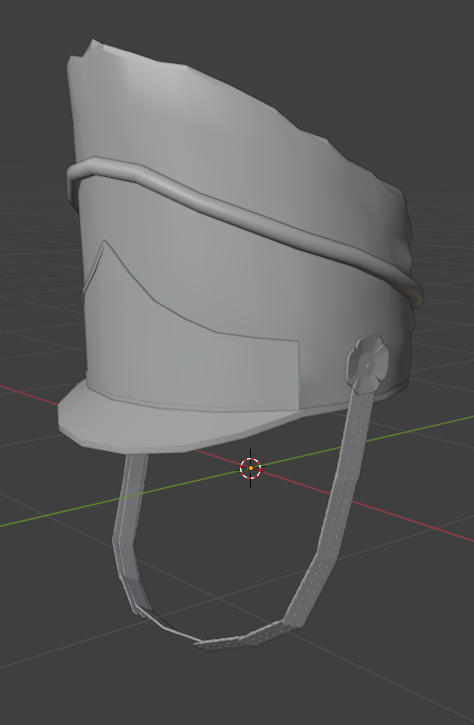 Pappa_Psycho's tweet photo. loved the royal scots grey shako so much, that i decided to recreate it in blender (i didn't complete the plate, too lazy) https://t.co/YVjfKvZpet