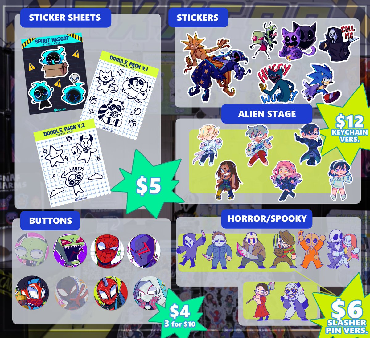 FXXTRN's tweet image. Before I forget: I will be at Anime Days in Commerce,CA! (The Compound) #catalog #anime #event📦