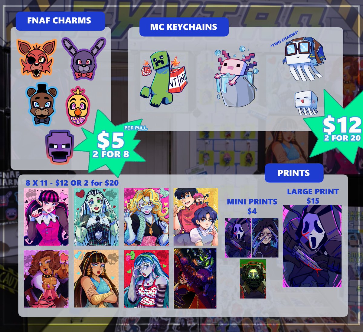 FXXTRN's tweet image. Before I forget: I will be at Anime Days in Commerce,CA! (The Compound) #catalog #anime #event📦