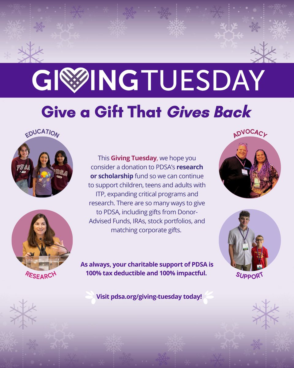 PDSA ITP SUPPORT tweet media