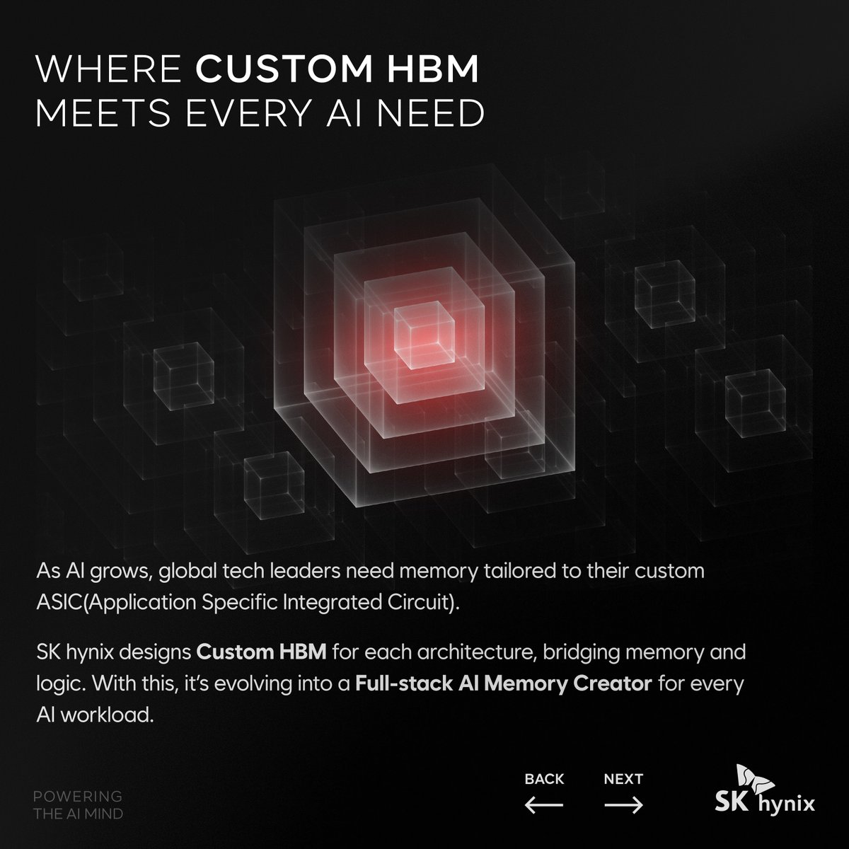 SKhynix's tweet photo. @SKhynix has led every major leap in #HBM — from the world’s first HBM to today’s industry-leading #HBM4. With Custom HBM and strong partnerships across the #AI ecosystem, we continue to push the boundaries of advanced memory.
#SKhynix #HighBandwidthMemory #Partnership https://t.co/Tz5gI6DlrK