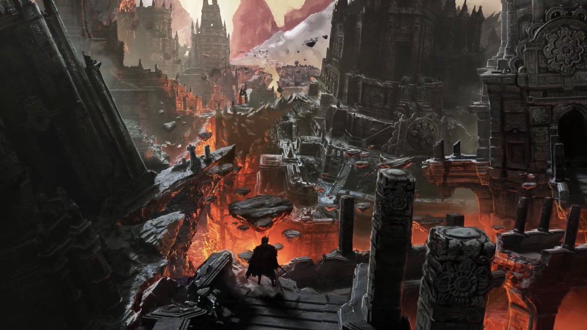 fatalbytes's tweet image. Acho que eu vi um “quebra cabeça” nessas concept artes de Lords of The Fallen 2.
Da pra notar a cabeça pálida no fundo dessa primeira imagem