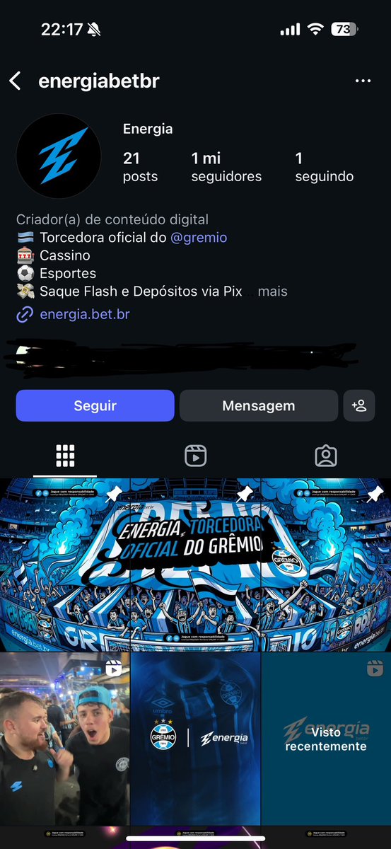 victorkneto's tweet photo. Olhei mais cedo e a patrocinadora do gremio tinha 10 seguidores, agora tem 1 milhão, a grande maioria comprados.

Vários Mohameds! https://t.co/kZjtScnk5N