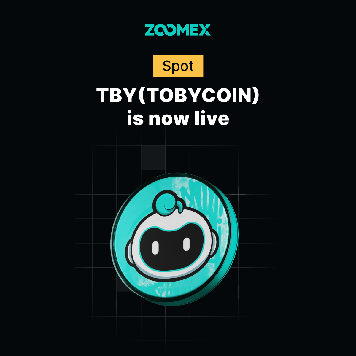 ZoomexOfficial's tweet photo. ๐ $TBY/USDT trading is now live on Zoomex Spot!
Deposits & withdrawals are open โ start trading TBY now.
Trade smart ๐https://t.co/gbjxKLJ20V
#Zoomex #Tobycoin https://t.co/ua1QYw7MAi