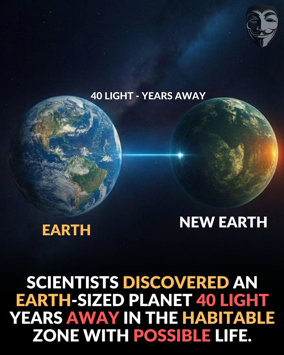 anonymousgroupx's tweet image. Astronomers discovered a new world just 40 light-years away.🌍✨

Gliese 12 b is making scientists everywhere excited... because it is close enough for us to study and calm enough to possibly hold water. This small planet orbits a quiet red dwarf star and sits in the kind of zone…