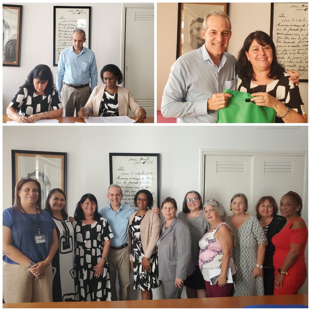 citmacuba's tweet image. En acto presidido por el ministro de @citmacuba @ArmandoRguezB se hizo oficial el traspaso del cargo de viceministra de Adianez Taboada @adianez_taboada a Idalia López @Idalia10557584.
Desde el Citma, les deseamos a ambas muchos éxitos en sus futuras tareas