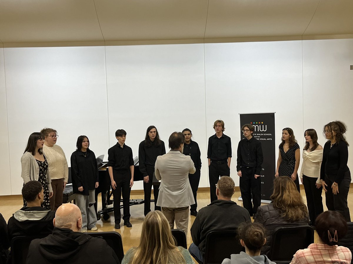 fastesone's tweet photo. JMW Tri-M Recital @RIPhilharmonic Music school. Great job Mr. Beauregard and his very talented music students @PSDRI_Schools https://t.co/gUGJSo2fz2
