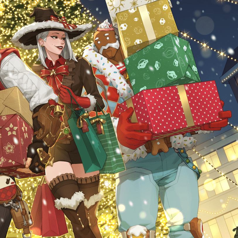 新シーズン20】 アッシュのクリスマススキン ボブのデザインはクッキー