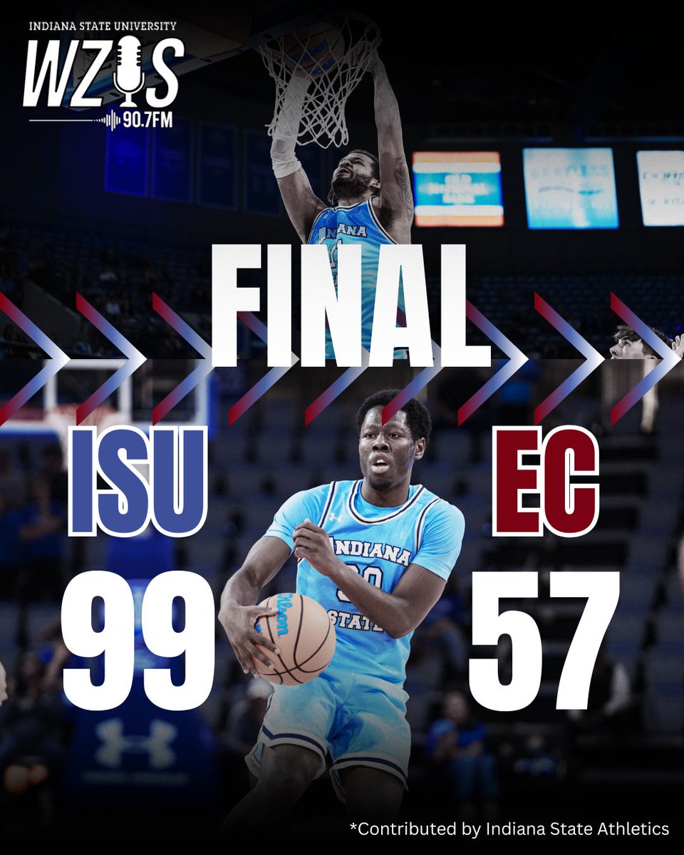 Big game from the Hulman Center!
Tune in for tomorrow's broadcast of Women's Basketball on WZIS