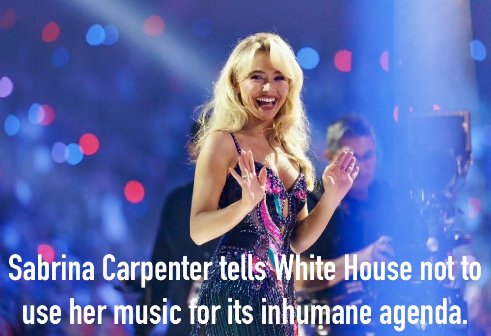 bluhue123's tweet photo. Raise your hand ✋ if you SUPPORT Sabrina Carpenter against Trump https://t.co/Jjagr8UaTV