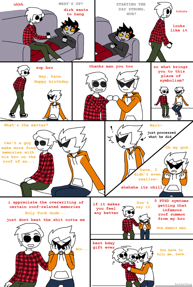 Happy Birthday Dave and Dirk! 🥳🎁
#homestuck