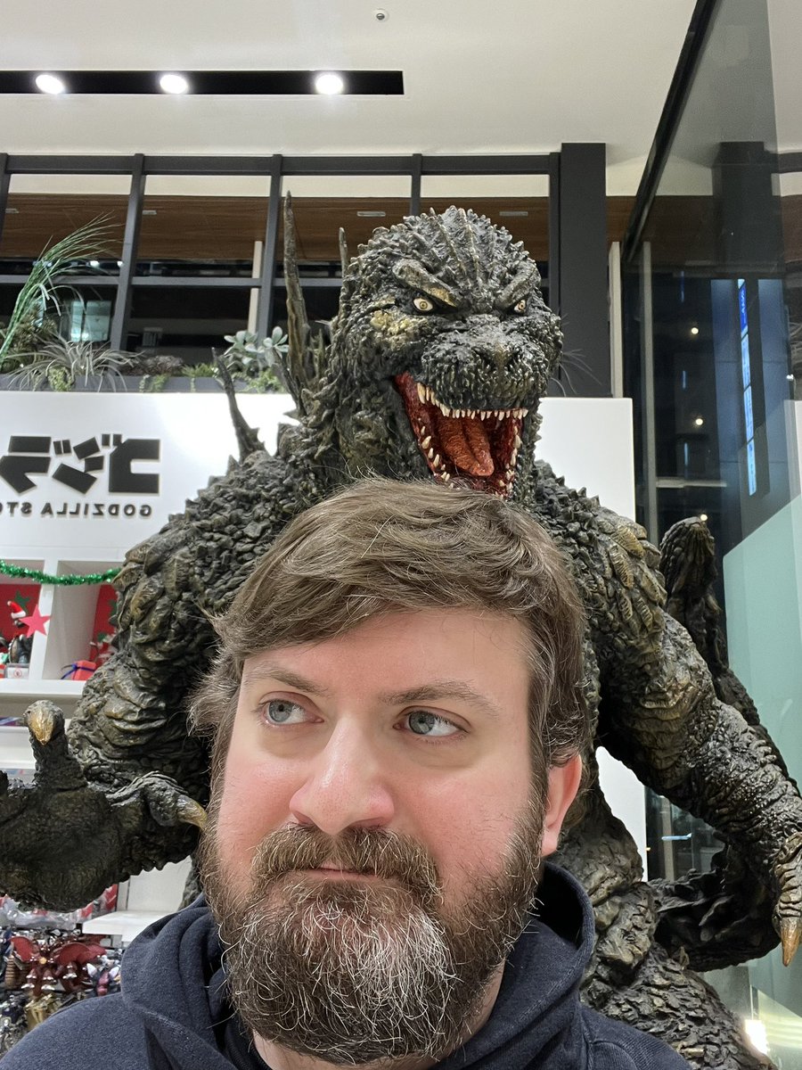 He’s right behind me isn’t he