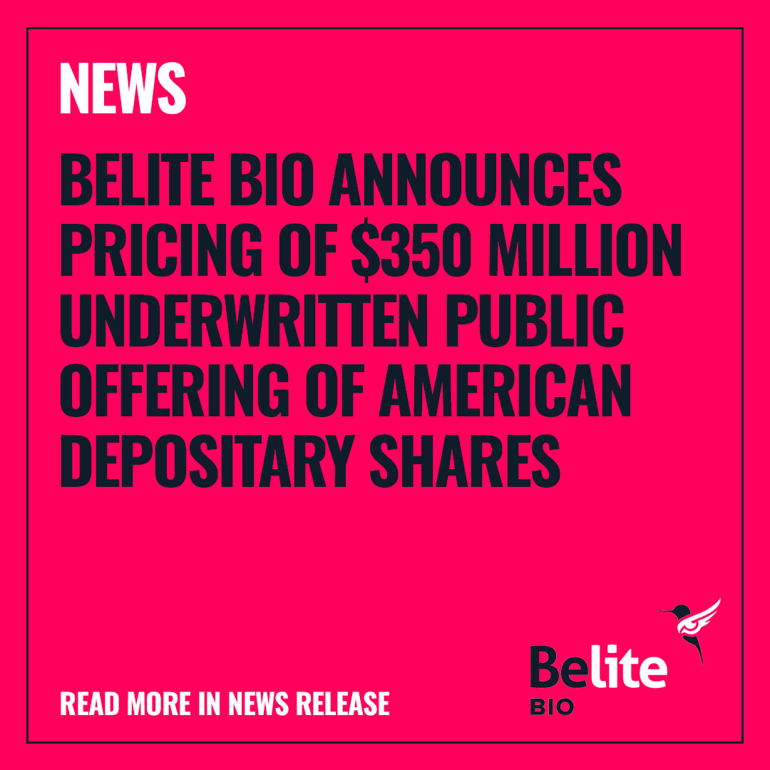Belite Bio tweet media