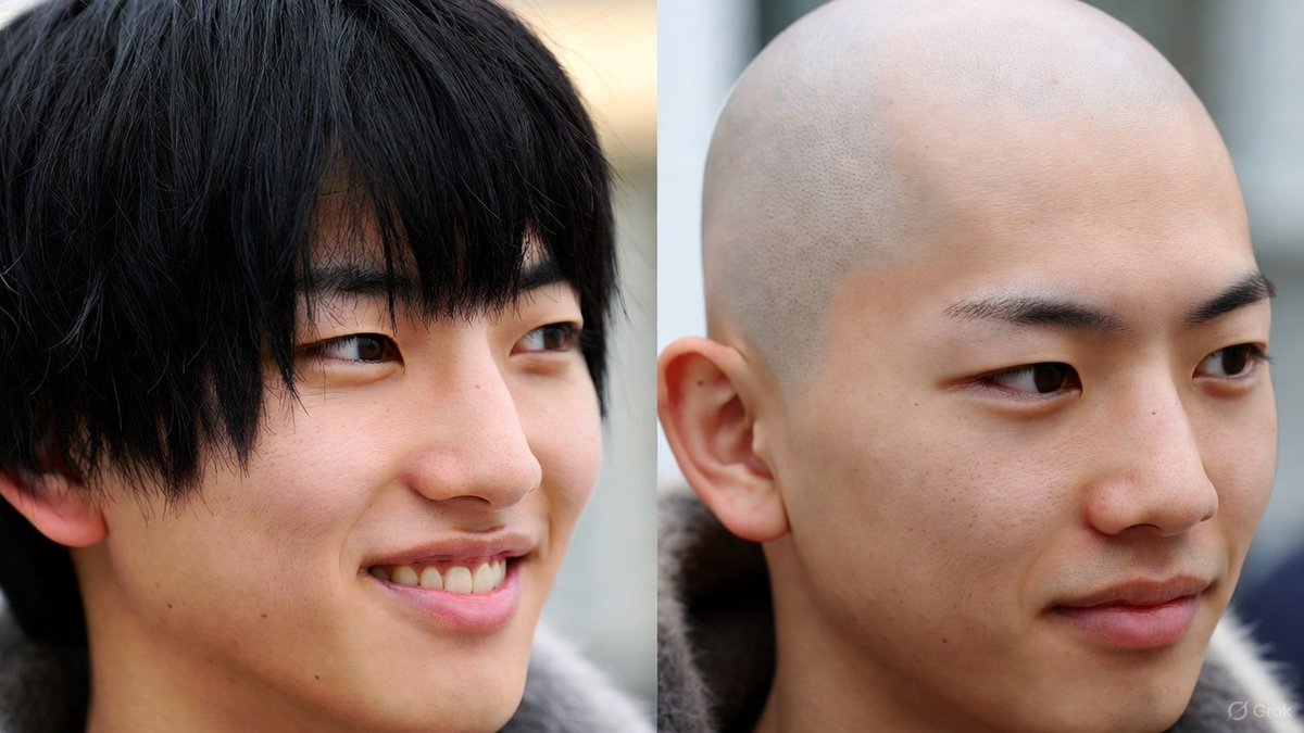 惨めに剃髪 (@JPN10261) / Posts / X