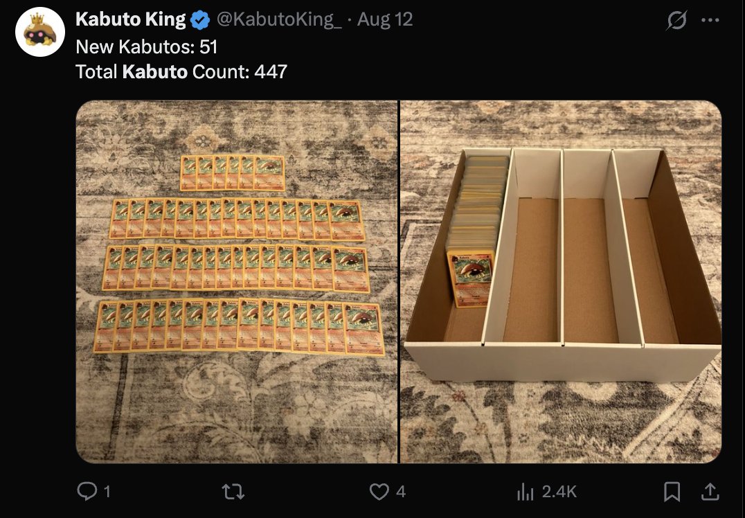 RiceRiddler's tweet image. Over the last week, a new meta has been forming in memecoins: Pokémon.

Almost every new ticker on fresh pairs is named after a Pokémon like $UMBREON or $DITTO. As a lifelong Pokémon fan, I was curious, so I looked into it.

This current wave traces back to Pokémon cards,…