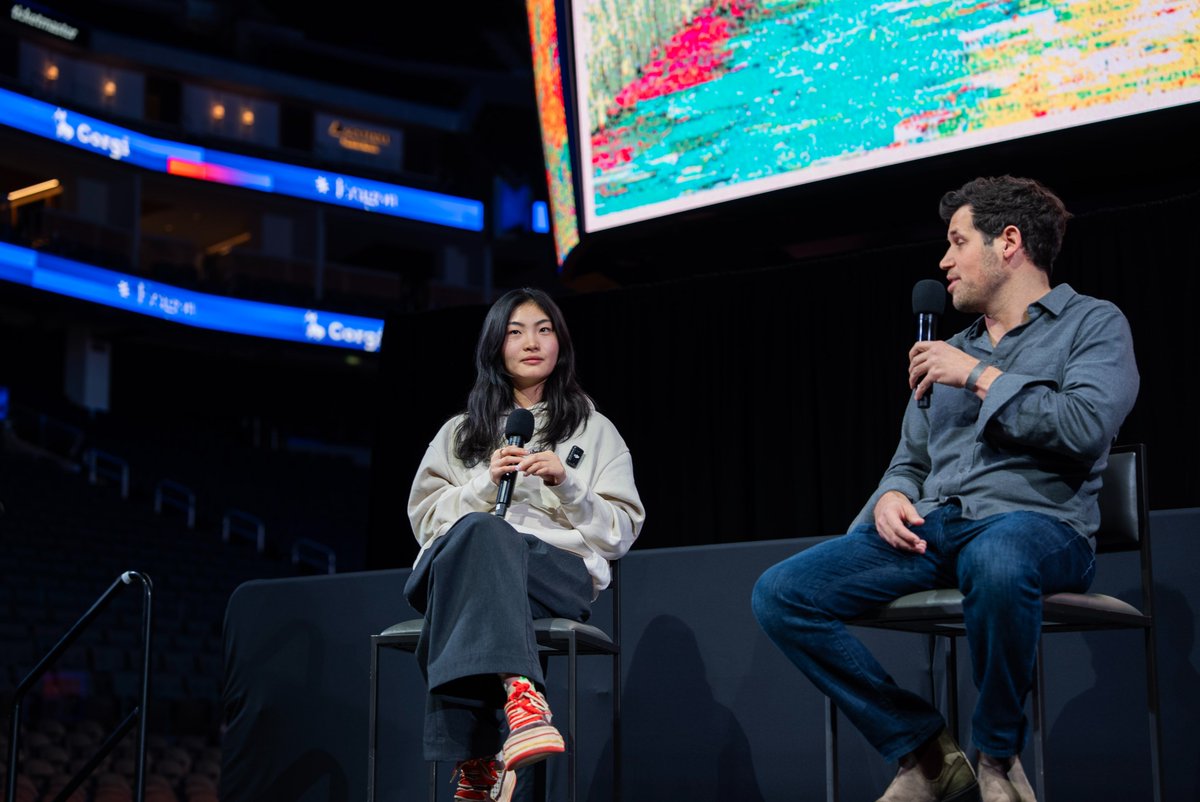 thank you <a href="/EragonAI/">Eragon</a>, @thecorgicompany and <a href="/ChaseCenter/">Chase Center</a> for inviting 🪽 

had a blast chatting about the landscape and exciting things to come at <a href="/dedaluslabs/">Dedalus Labs</a> with <a href="/maxaltman/">Max Altman</a>