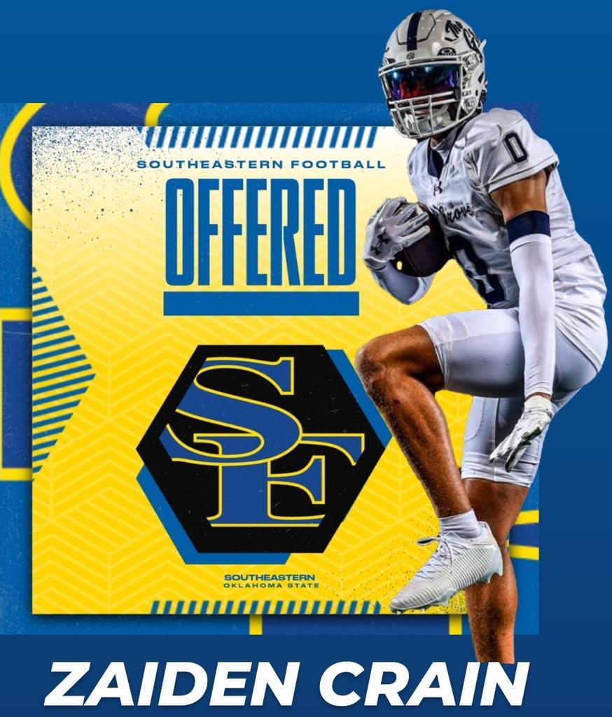 z_crain3's tweet image. After a great conversation with @robertson__asa, I am blessed to receive an offer from @SoutheasternFB to play at the next level!

Thank you Coach Robertson! 

#AGTG #2ChainzCrain
#Speedkills #DualThreat #CollegeBound #TakeCover

@AtterberryBo @CoachMcGuire16 @tc3fitness…
