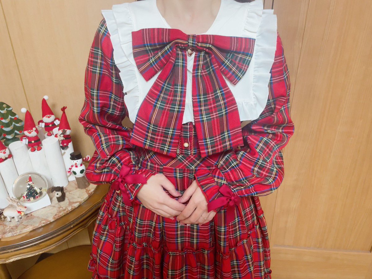 🎁new🎁 Dolly Holidayチェックティアードワンピース(ミドル丈