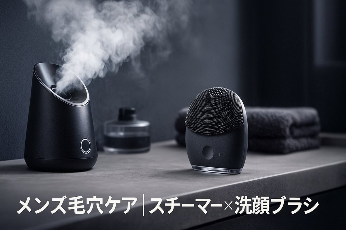 kohakuma3's tweet photo. メンズ毛穴ケアの結論は「温めて→洗う」の2ステップ。  
スチーマー×洗顔ブラシで皮脂・黒ずみ対策を効率化できます。  
毛穴悩みの男性におすすめの家電と正しい使い方をまとめました👇
https://t.co/19LwfB5viN

#メンズスキンケア #毛穴ケア #スチーマー https://t.co/Te50LblYOP