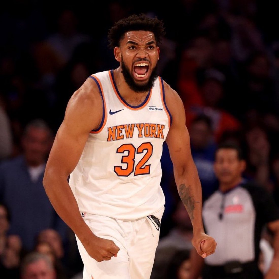 Fullcourtpass's tweet image. Karl-Anthony Towns says he would like to stay with the Knicks despite their being no traction towards an extension

“Hell yeah, hell yeah. I want to stay here. Obviously get a chance to be home, see my family. It means more than the money, you know. So just to be able to be here…