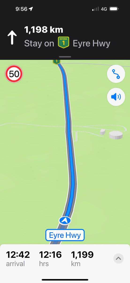 Start of the Nullabor at the Norseman end.