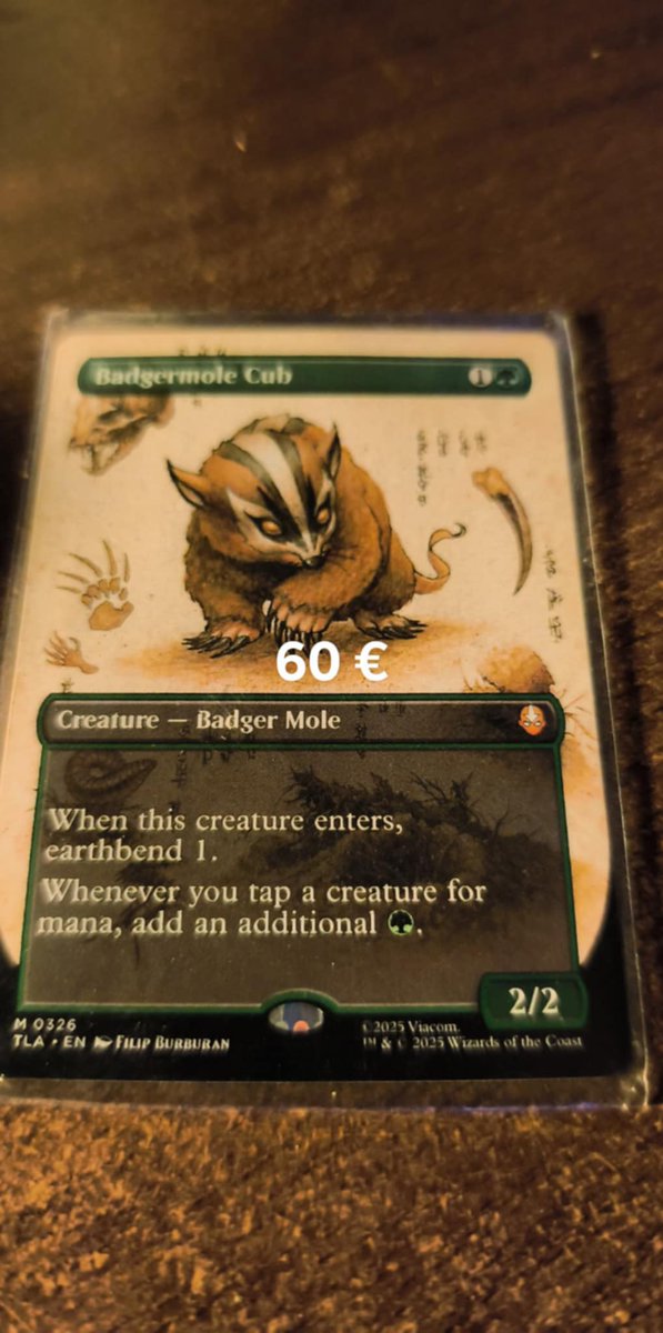 I have been lucky today, traded this for some bloomburrow high hits, so happy. #mtg #mtgarena