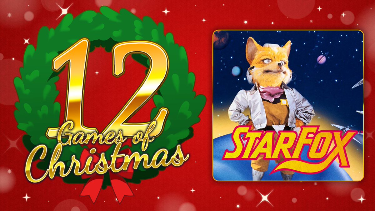 Day 2 of the 12 Games of Christmas!
Mario  was fun, despite me being veeeeeeery rusty....
But today we've got StarFox for the SNES! 🤍 
I've only played one of the Gamecube games, so this will be really fun!

🔗  |   twitch.tv/VanilleVT
