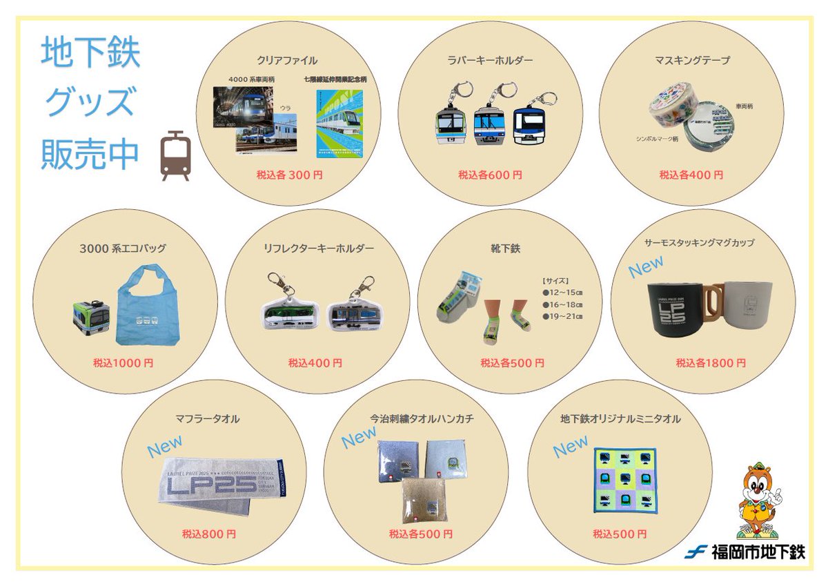 福岡市営地下鉄　記念グッズセット 福岡市営地下鉄 記念グッズセット 福岡市営地下鉄 記念グッズセット