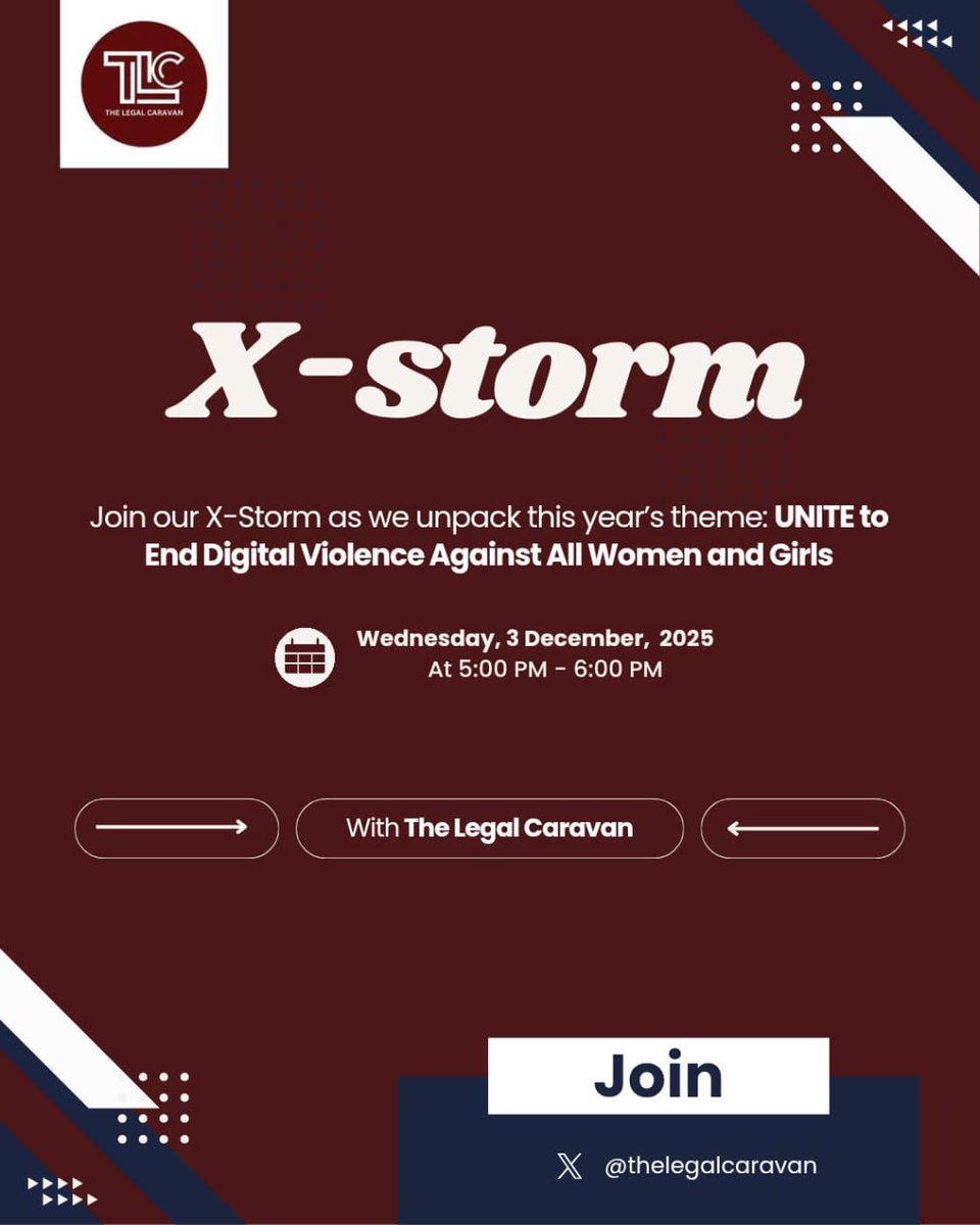 itsmemsee's tweet image. Digital violence against women and girls is real, and it’s urgent we ACT! 

Join us for an X-Storm courtesy of @TheLegalCaravan as we explore solutions, share experiences, and strategize change.

#EndDigitalViolence
#TLC4Rights
#16DaysOfActivism