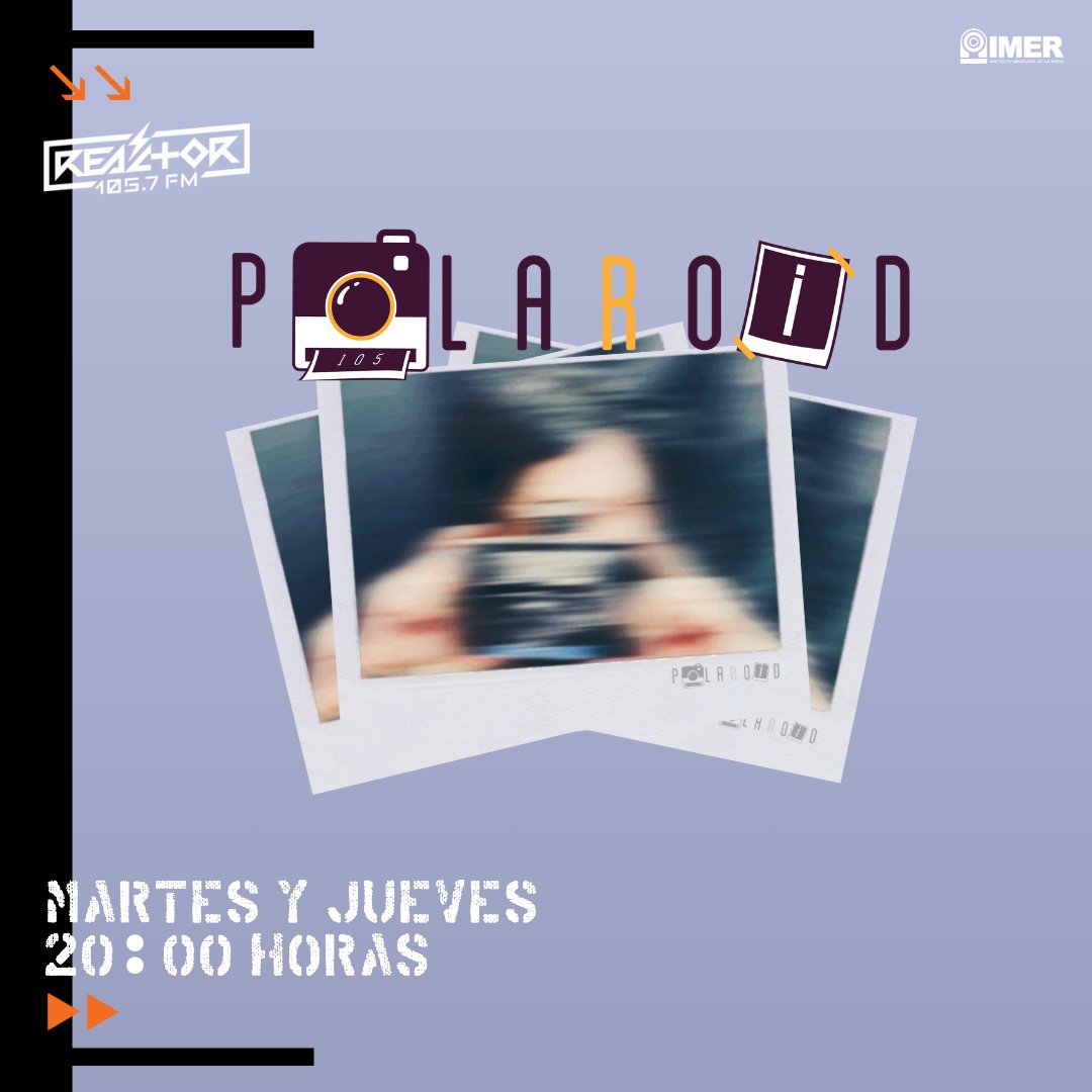 #GeneraciónR  📸  <a href="/lucilazetina/">lucila zetina</a> ya está en cabina para llenar esta noche de anécdotas, efemérides y muchas novedades musicales de aquí hasta las 22 horas en #Polaroid105