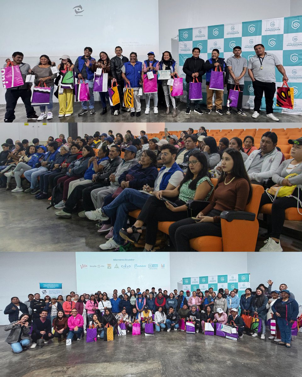 ichthion's tweet image. Honramos con un agasajo especial a las personas recicladoras de base de nuestro programa de incentivos de Galápagos Guardians.

Este incentivo beneficia a 7 asociaciones y 113 recicladores de @RenarecEcuador. ♻️💙 

Gracias a @grupoaje, 360 Corp y Bolonia Ecuador por su apoyo.