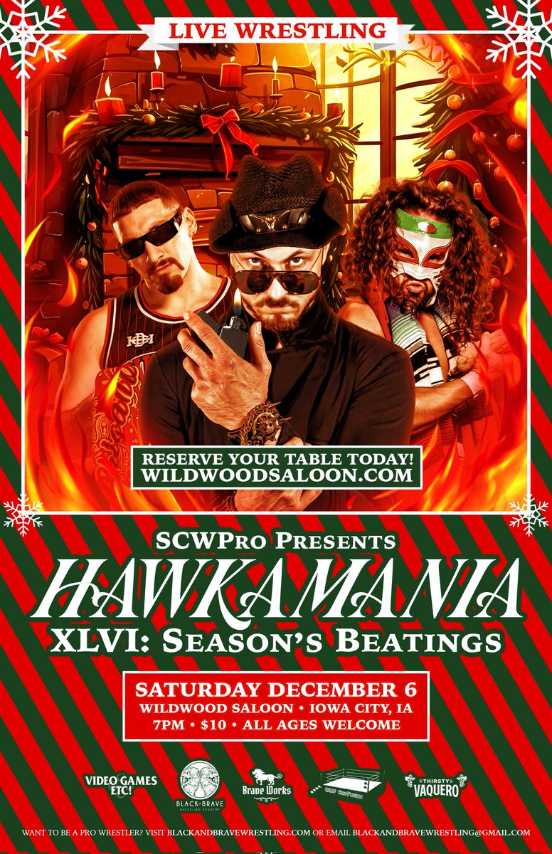 SCWPro's tweet photo. 🚨 BREAKING NEWS 🚨

We've just received word from the North Pole that SANTA CLAUS will be making a special appearance at our event this Saturday!

🎅 7pm start
🤶 Tickets just $10

Only a grinch would miss our final event of the year! 🍻 https://t.co/UM7mXxRIBa