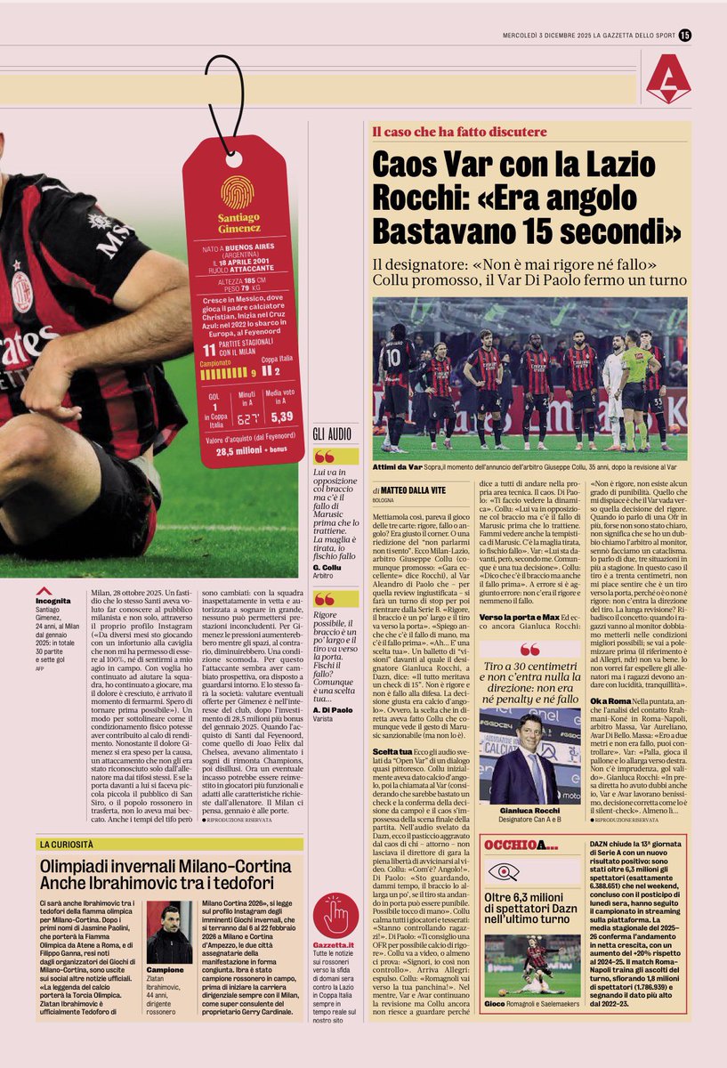 GIMENEZ IN USCITA