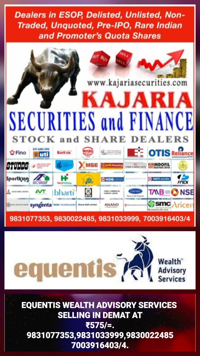 Kajaria16's tweet photo. #equentis #equentiswealth #WealthPower https://t.co/5UJg0fUMsR