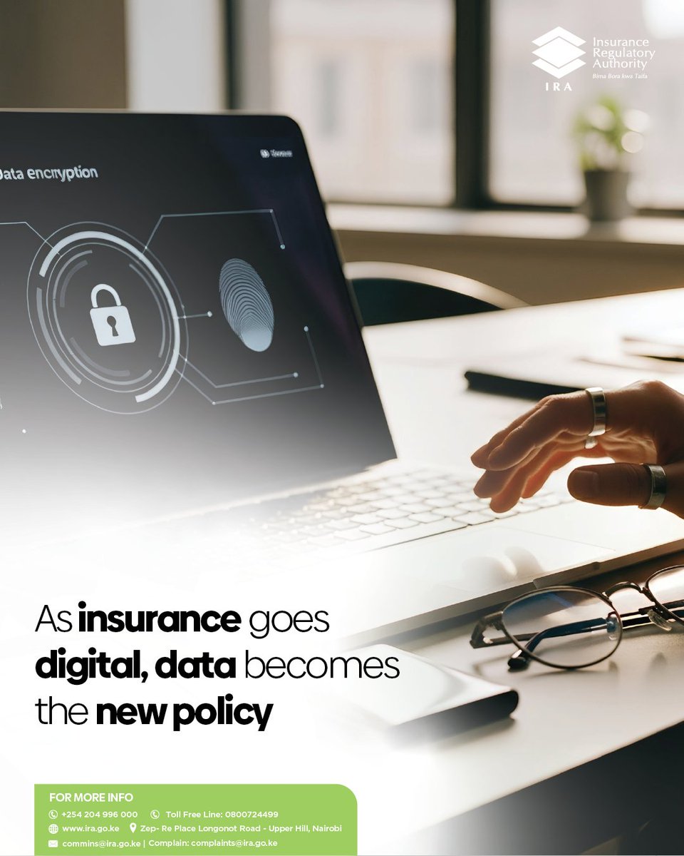 The Insurance Regulatory Authority is strengthening oversight on digital insurance products and platforms.

Enhanced cybersecurity guidelines and collaboration with the relevant data protection offices ensures that as innovation accelerates, consumer are protected

#FahamuBima