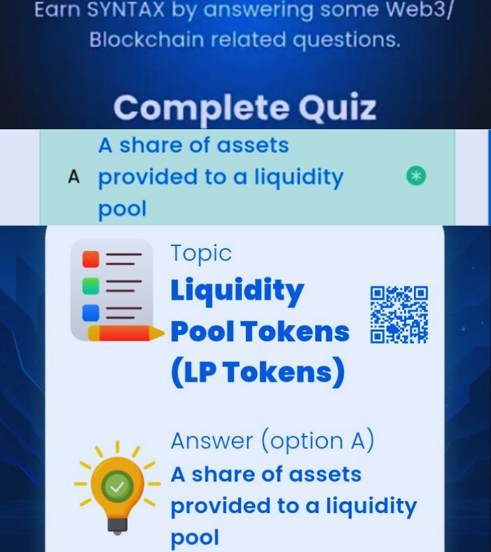 MissyOgo's tweet image. Syntax Verse📍 Daily Quiz For Today.
Date: 03/12/2025 

 Daily Quiz📌
📍Answer: 👉  Option  A

⭐️Reward:  20 $SYN  
 #syntax