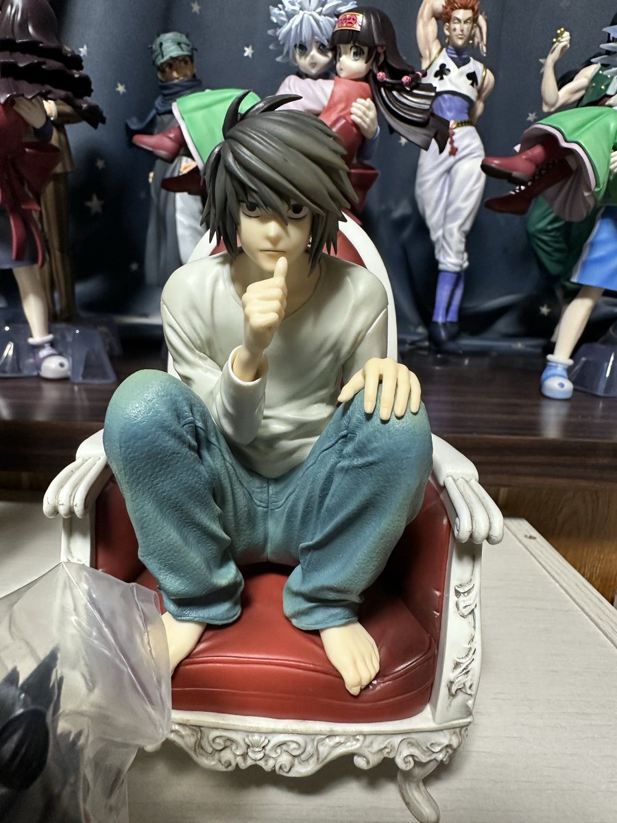 一番くじ デスノート フィギュア 夜神月 L リューク ラストワン セット