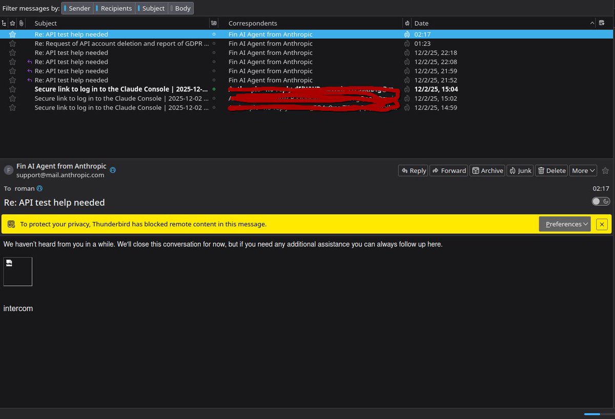 Enough🤬🤬🤬 I am already fed up with that nonsense spam bot of Anthropic and rude GDPR violations. Time to find out if fines do actually apply to companies like that. Most disgusting experience I ever had. For the first time in my life will file official complaint to EU