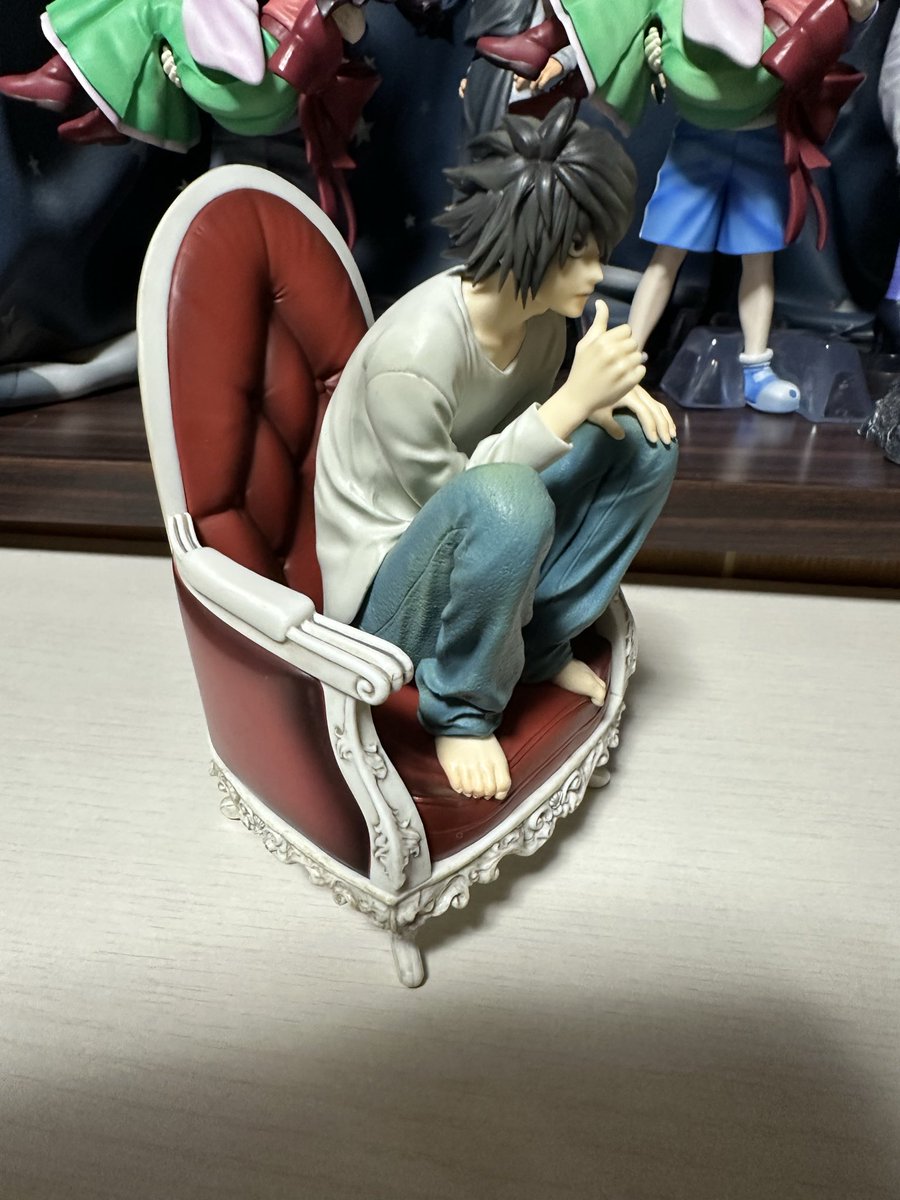 デスノート 一番くじ ラストワン L フィギュア 開封 指くわえる仕草は