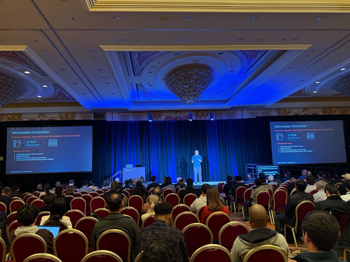 databricks's tweet image. To get consistent answers from agents, you need quality data, clear instructions, and analytics aligned to your use cases.

At #AWSreInvent, @CondeNast&apos;s SVP of Engineering, Vikram Palicherla, and VP of Data Engineering, Marcos Casal, shared how they’re applying these principles…