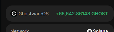 DAOrunner's tweet photo. @GhostsWaleS @GhostWareOS +65K $GHOST LFG https://t.co/Y9vCO3QIRZ