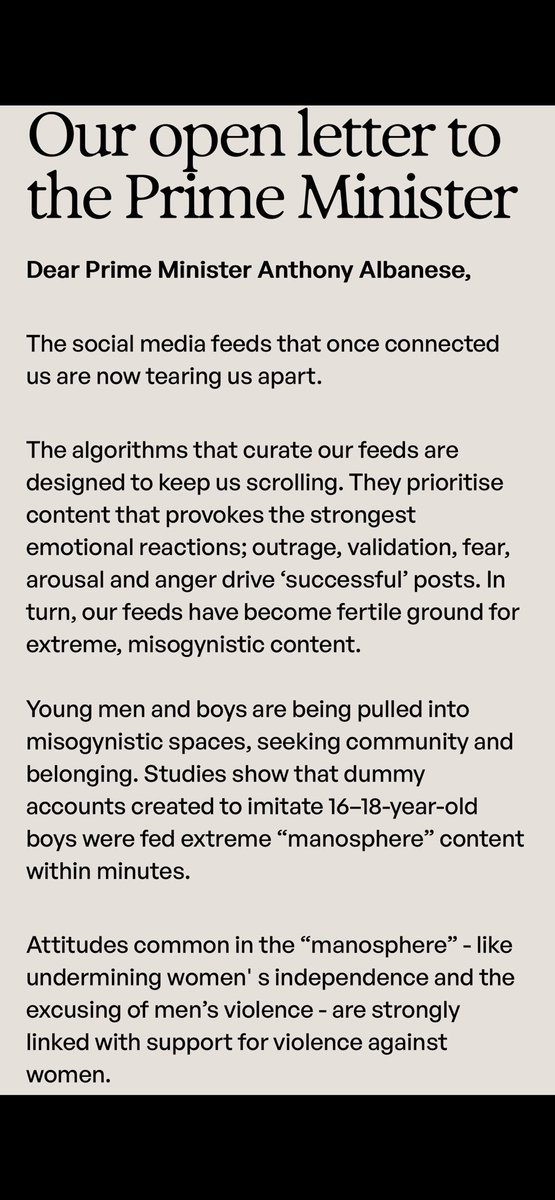 Social media is weaponising and commercialising hate, division, racism, misogyny and not only promoting violence against women and girls, but glorifying and profiting from it.

Little wonder it is getting worse.

In a digital world, literacy is fundamental for the next generation