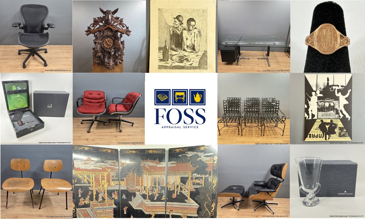 FossAppraisal's tweet photo. Seattle Online Estate Auction: Vintage Clothing (Thursday) &amp; Comic Books (Wednesday) - https://t.co/IxEAK1G0uF https://t.co/AaxFUkl0xI