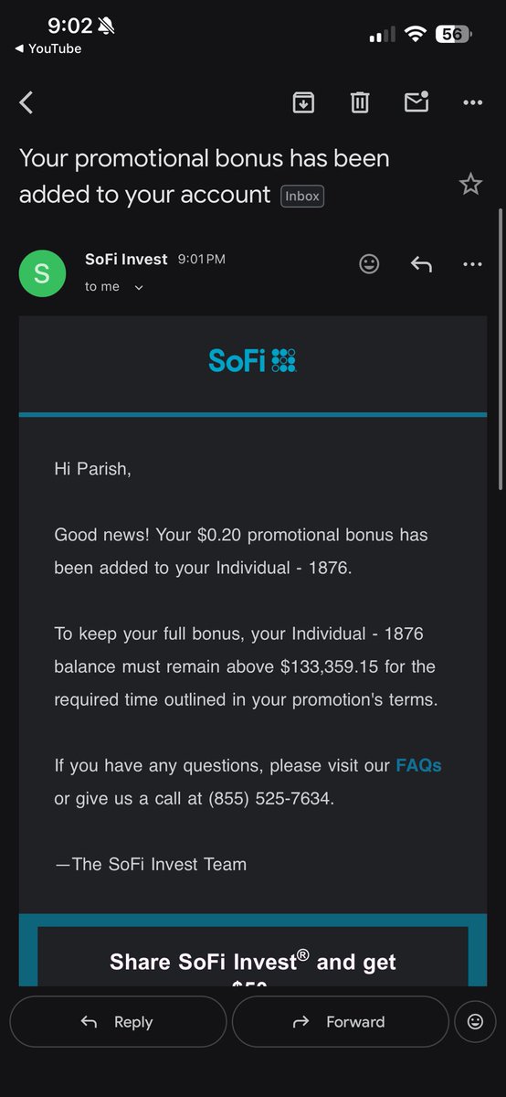 ParishWolfe's tweet photo. @SoFi @Sig0l These guys are a joke, look at this email they sent me tonight https://t.co/gKafAUGEkH